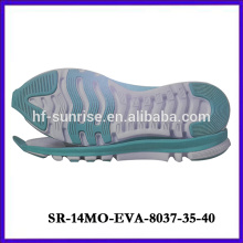 Homens flat sola luz eva sola mais recente eva outsole design